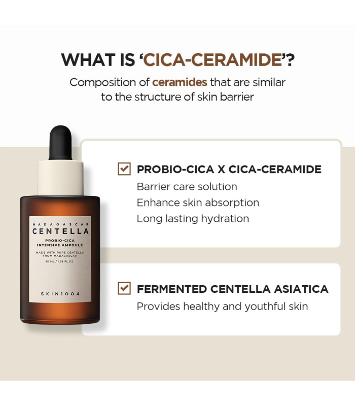 SKIN1004 Madagascar Centella Probio-Cica Intensive Ampoule - Siero Viso