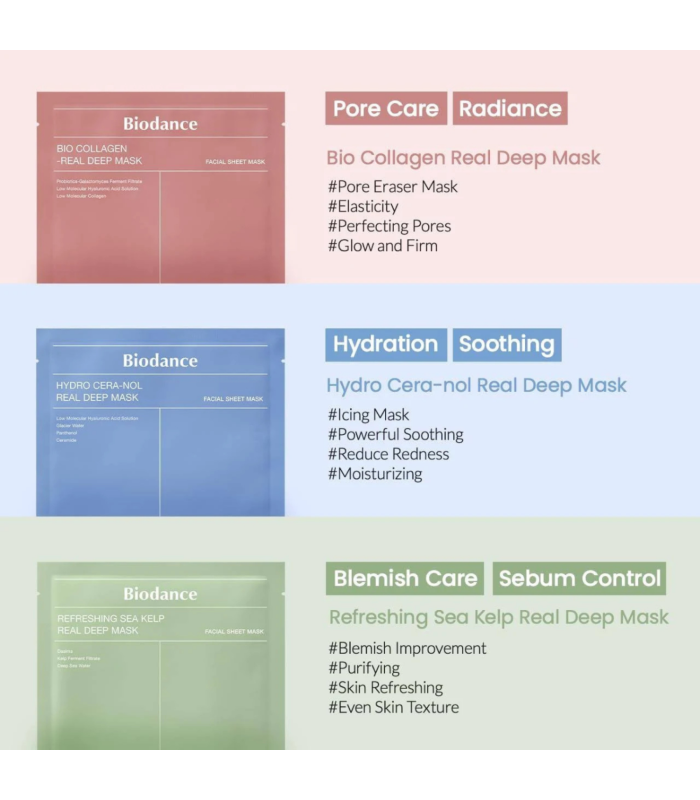 Biodance – Pack Prova 3 Maschere