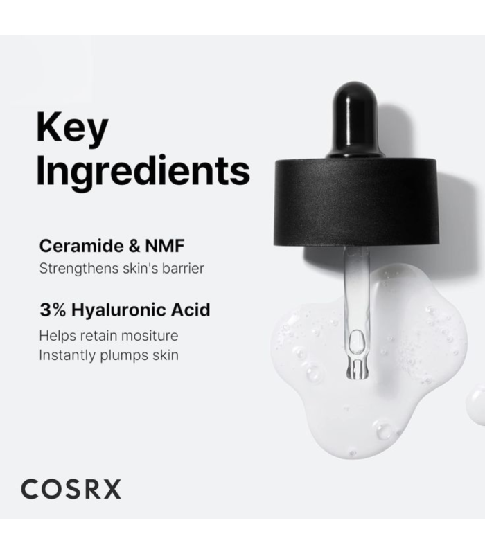 COSRX The Hyaluronic Acid 3 Serum – Siero Idratante & Rimpolpante | MewiSkin