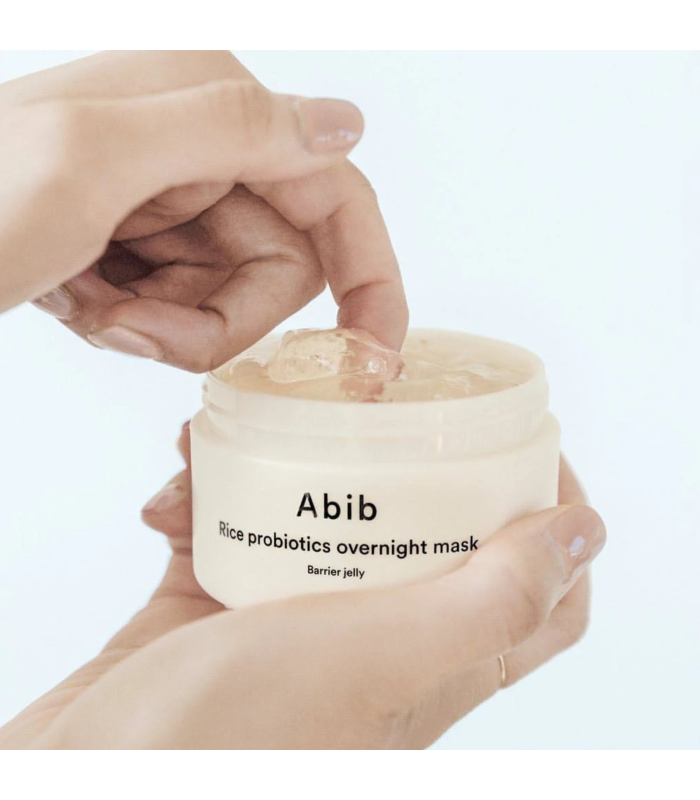 Abib - Rice Probiotics Overnight Mask Barrier Jelly - Maschera Viso