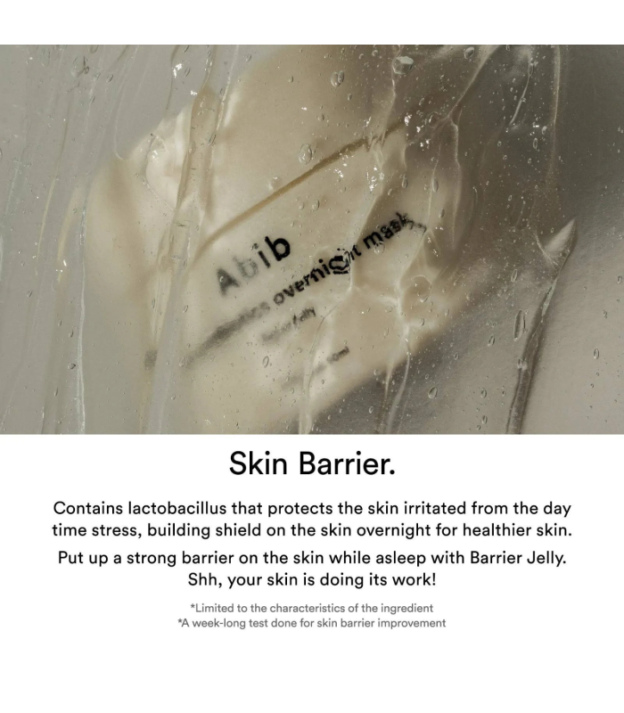 Abib - Rice Probiotics Overnight Mask Barrier Jelly - Maschera Viso