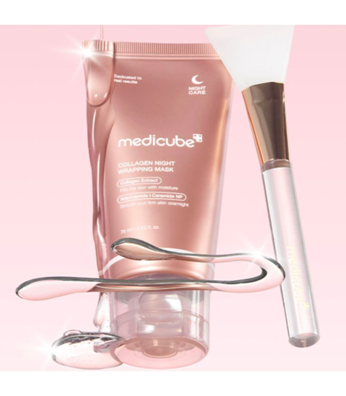 Medicube - Collagen Night Wrapping Peel Off Mask - Maschera Viso
