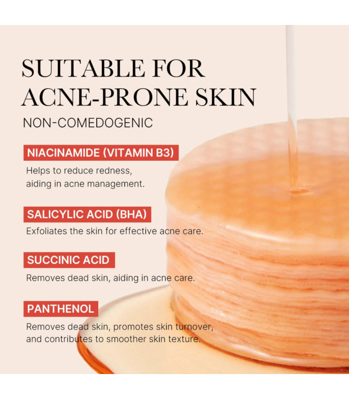 Medicube - Red Succinic Acid Peeling Pad - Dischetti Esfolianti