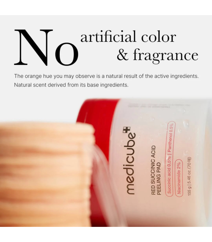 Medicube - Red Succinic Acid Peeling Pad - Dischetti Esfolianti
