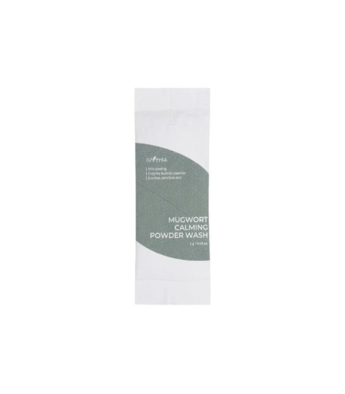 Isntree - Mugwort Calming Powder Wash - Detergente viso in polvere lenitivo all’artemisia
