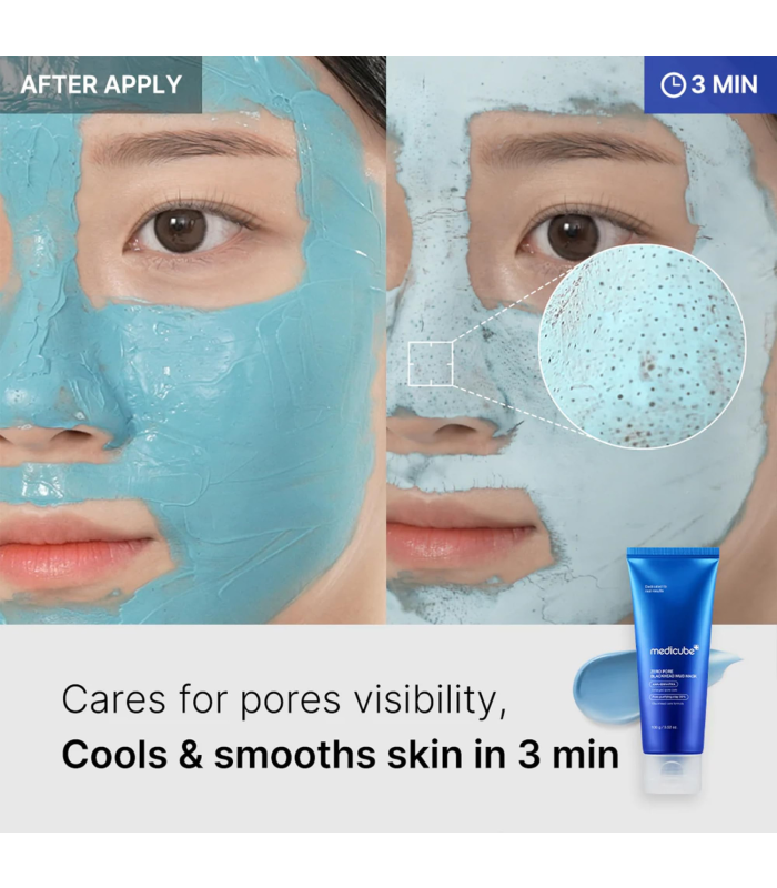 Medicube - Zero Pore Blackhead Mud Mask - Purifying Face Mask with Clay - Maschera Viso