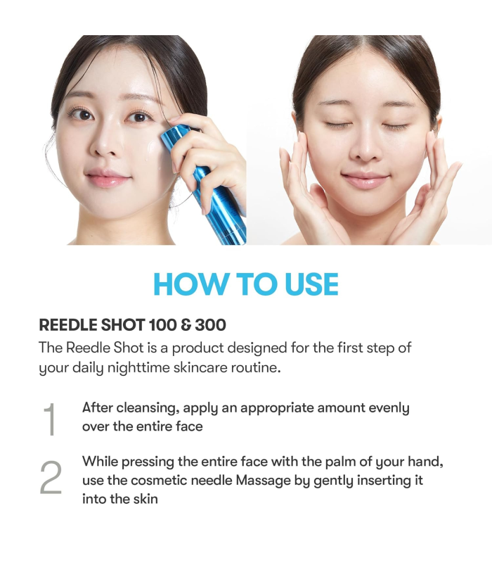 VT Cosmetics - Hydrop Reedle Shot 100hL - Trattamento viso idratante e rivitalizzante con microneedle