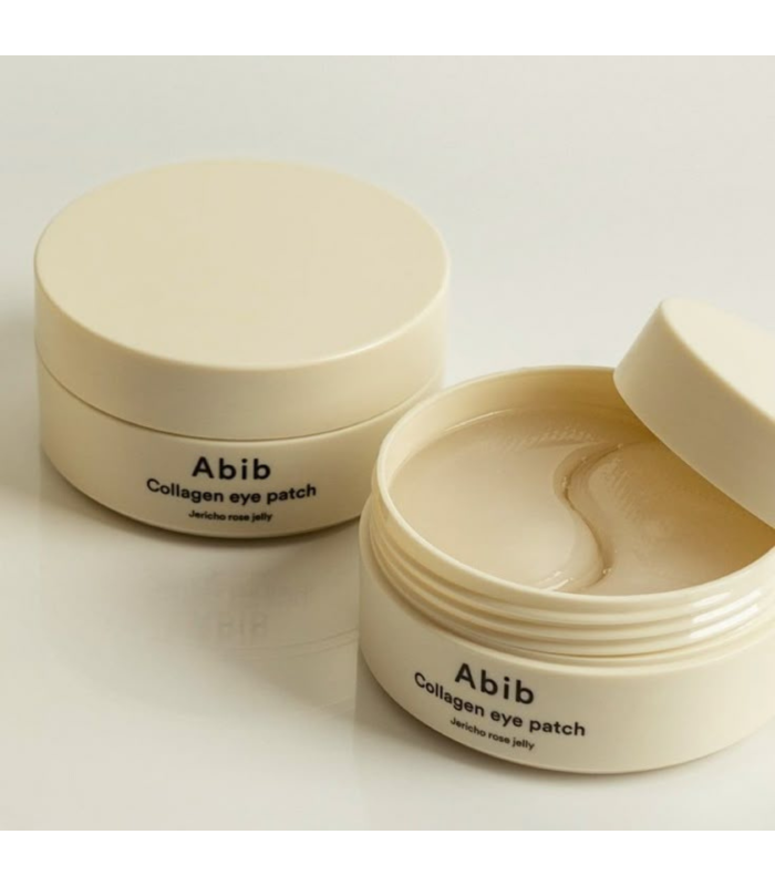 Abib - Collagen Eye Patch Jericho Rose Jelly - Patch occhi in hydrogel idratanti e rivitalizzanti al collagene