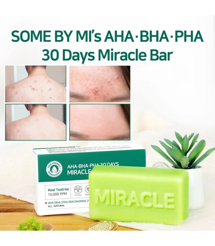 Some By Mi - AHA, BHA, PHA 30 Days Miracle Cleansing Bar