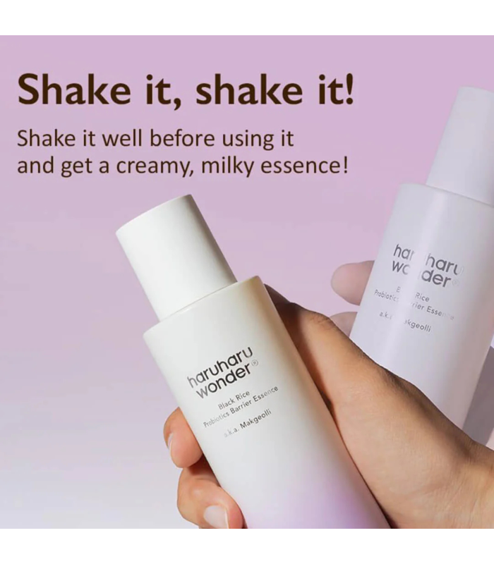 Haruharu Wonder - Black Rice Probiotics Barrier Essence - Essenza idratante e rinforzante
