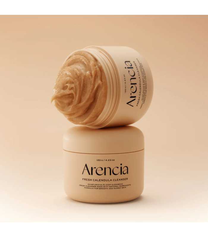 Arencia - Calendula Rice Mochi Cleanser - Detergente viso 3-in-1 alla calendula per pelli sensibili