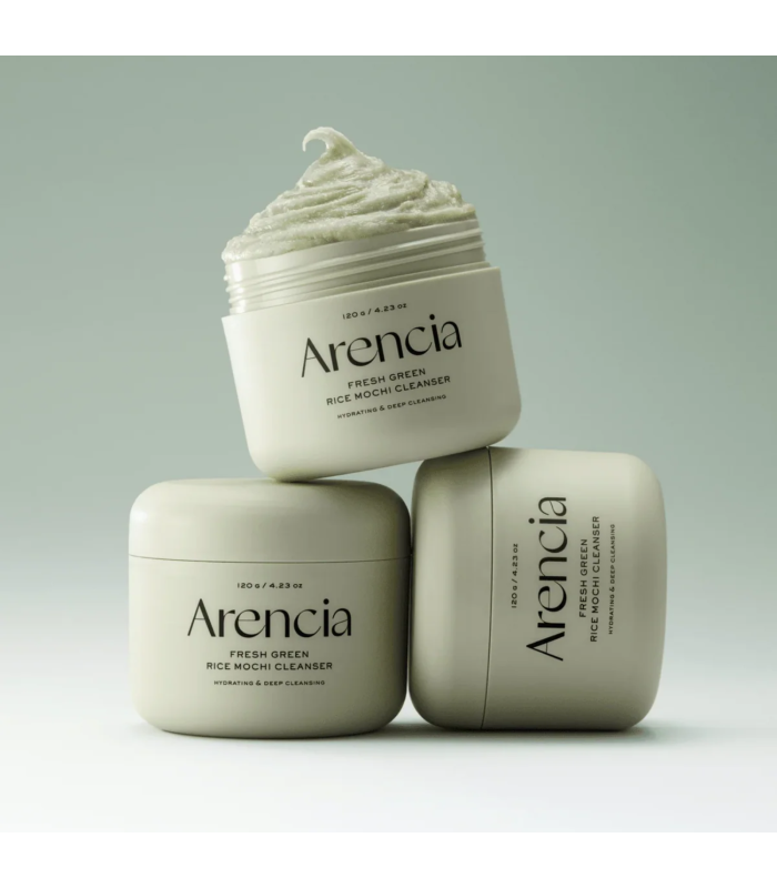 Arencia - Fresh Green Rice Mochi Cleanser - Detergente viso al riso idratante e lenitivo