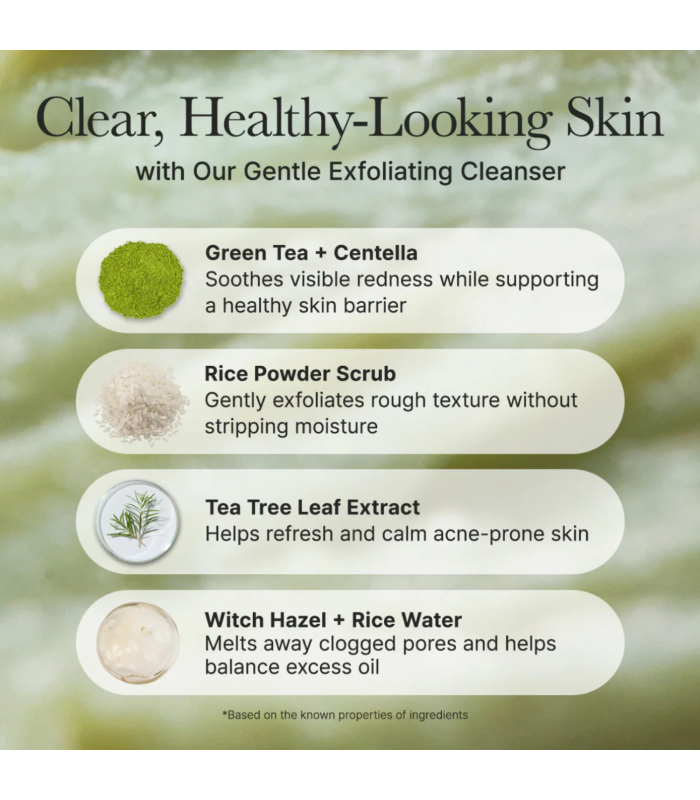 Arencia - Fresh Green Rice Mochi Cleanser - Detergente viso al riso idratante e lenitivo