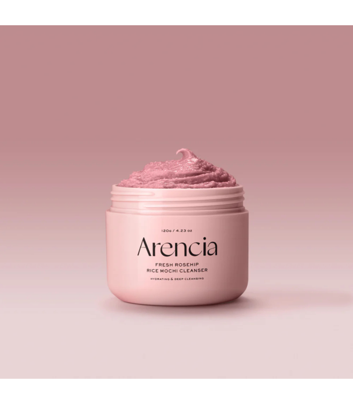 Arencia - Fresh Rosehip Rice Mochi Cleanser - Detergente viso al rosa canina e riso, idratante e lenitivo