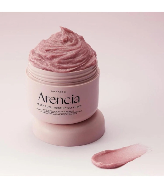 Arencia - Fresh Rosehip Rice Mochi Cleanser - Detergente viso al rosa canina e riso, idratante e lenitivo