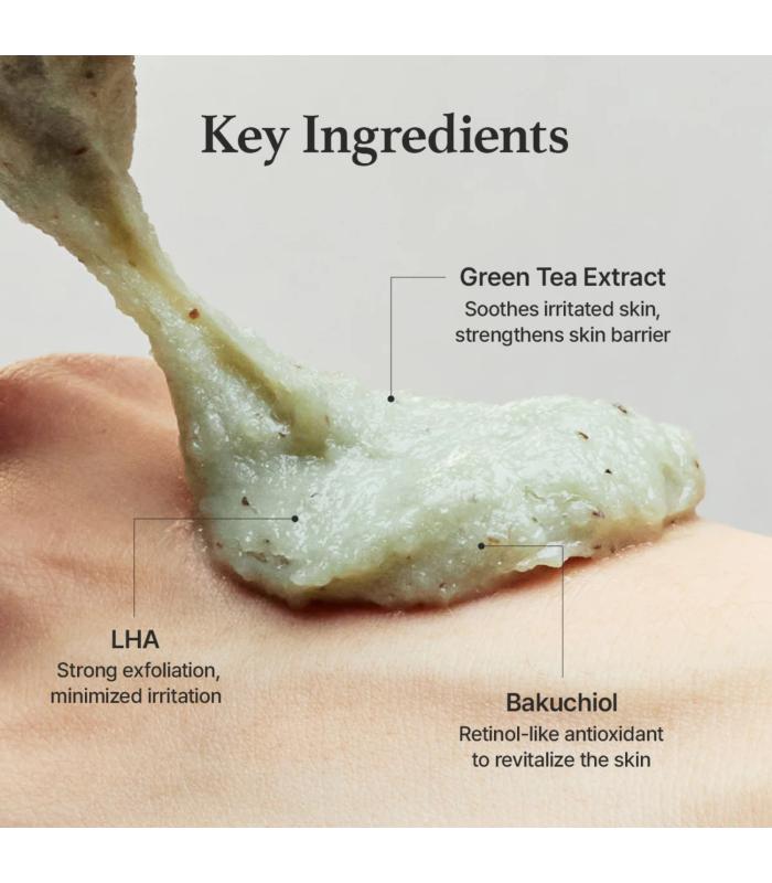 Arencia - Green Tea + LHA Deep Pore Rice Cake Cleanser - Detergente viso al tè verde purificante ed esfoliante