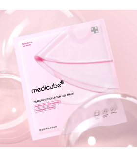 Medicube - PDRN Pink Collagen Gel Mask - Maschera viso al collagene e PDRN rassodante e idratante