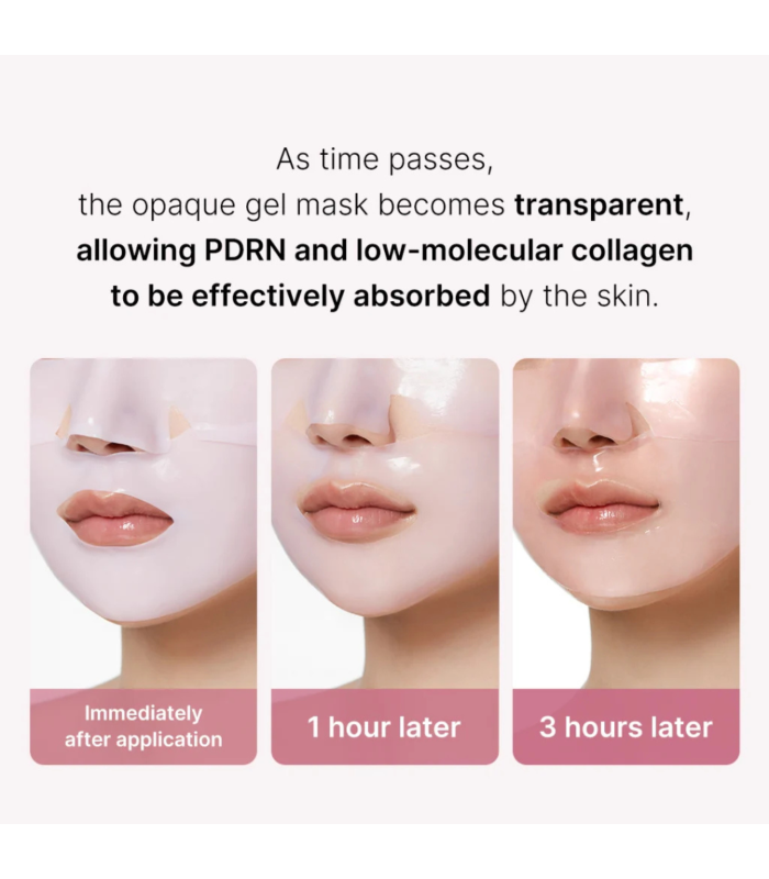 Medicube - PDRN Pink Collagen Gel Mask - Maschera viso al collagene e PDRN rassodante e idratante