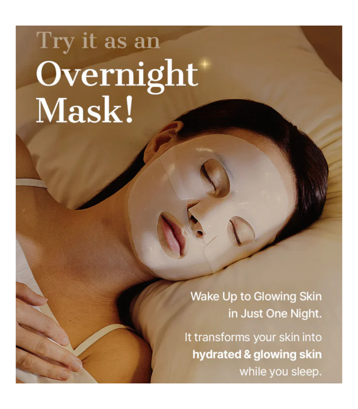 COSRX - Advanced Snail Mucin Glass Glow Hydrogel Mask - Maschera idratante alla bava di lumaca