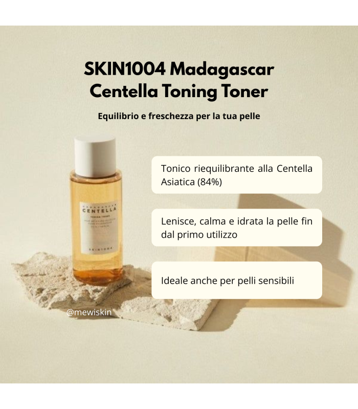 SKIN1004 - Madagascar Centella Toning Toner - Tonico Viso