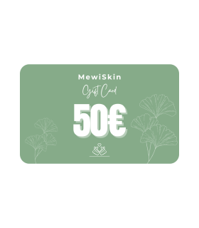 Buono Regalo MewiSkin – Gift Card digitale per skincare coreana 50€| Scegli l’importo