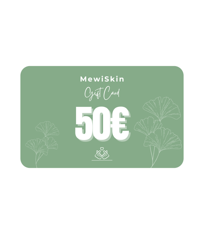 Buono Regalo MewiSkin – Gift Card digitale per skincare coreana 50€| Scegli l’importo