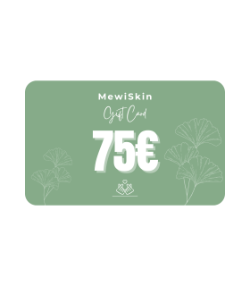Buono Regalo MewiSkin – Gift Card digitale per skincare coreana 75€ | Scegli l’importo