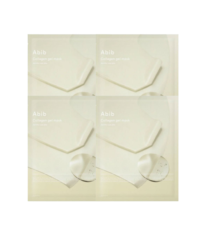 Set 4× Abib Jericho Rose Collagen Gel Mask – Idratante e Rinfrescante | Glow immediato – MewiSkin