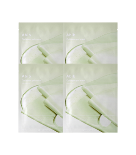 Set 4× Abib Heartleaf Collagen Gel Mask – Lenitiva e Idratante | Pelli sensibili – MewiSkin