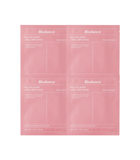 Set 4× Biodance Bio-Collagen Real Deep Mask – Maschera anti-età rassodante e idratante | MewiSkin