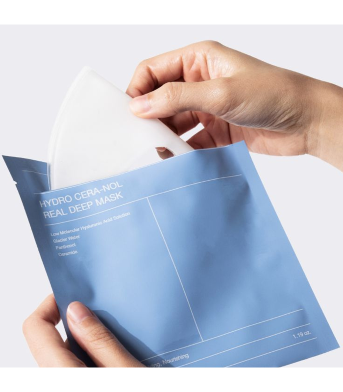 Set 4× Biodance Hydro Cera-nol Real Deep Mask – Maschere idratanti e lenitive con ceramidi | MewiSkin
