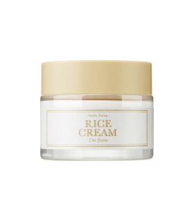 I’m From Rice Cream è una crema viso vegana con ceramide di crusca di riso che idrata, rinforza la barriera cutanea e regola il