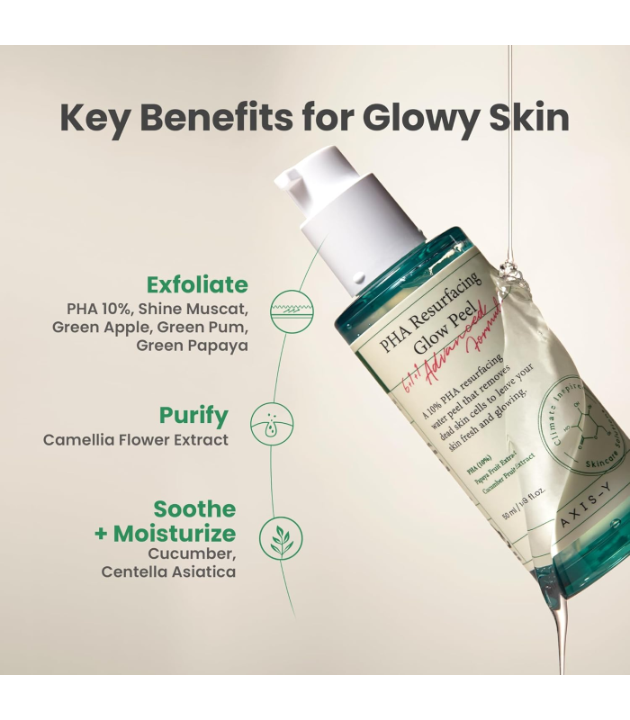 AXIS-Y - PHA Resurfacing Glow Peel - Peeling viso delicato 10%PHA