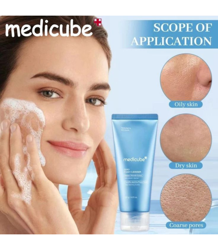 Medicube - Zero Foam Cleanser - Detergente viso schiumogeno purificante