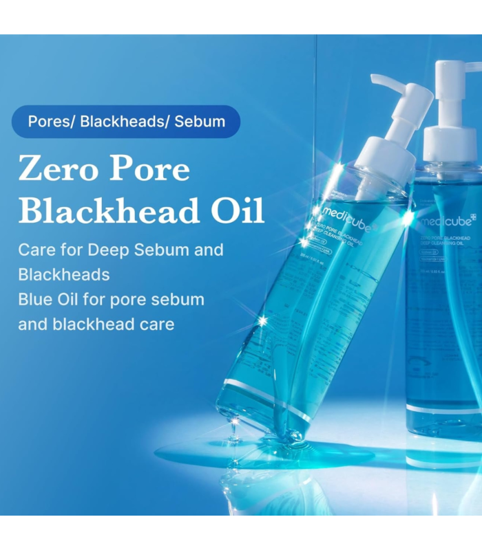 Medicube - Zero Pore Blackhead Deep Cleansing Oil - Olio detergente purificante anti- punti neri