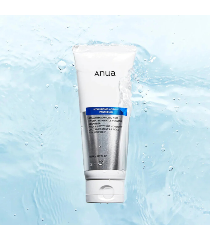 Anua - 8 Hyaluronic Acid Hydrating Gentle Foaming Cleanser - Detergente viso idratante