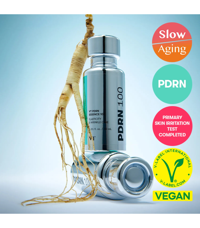 VT Cosmetics PDRN 100 Essence 30 ml – Essenza Rigenerante & Anti-Age | MewiSkin