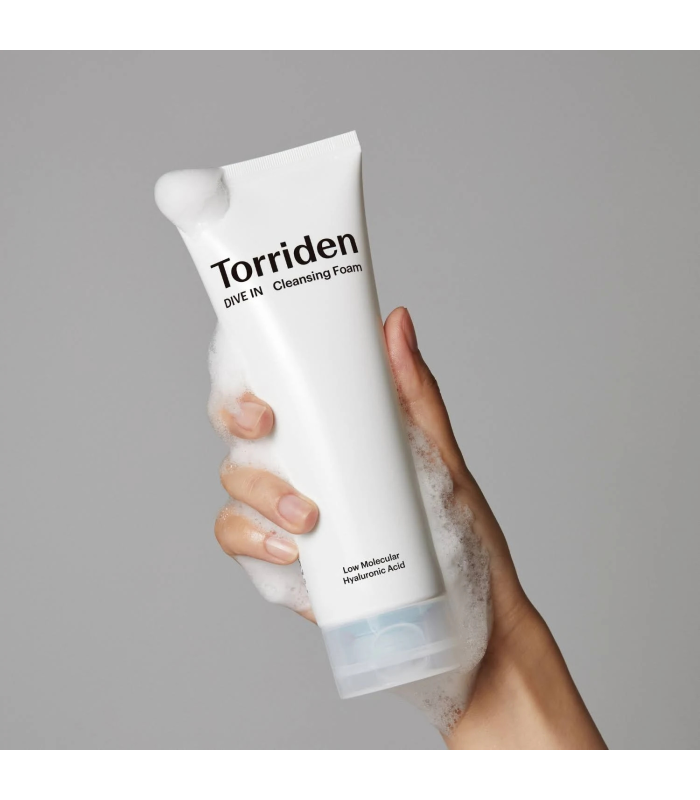 Torriden DIVE-IN Cleansing Foam 150 ml | Detergente all’Acido Ialuronico – MewiSkin