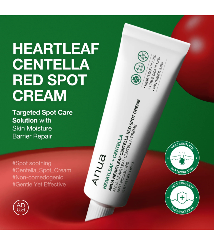 Anua Centella Red Spot Cream – Crema Lenitiva Anti-Rossori & Acne | MewiSkin