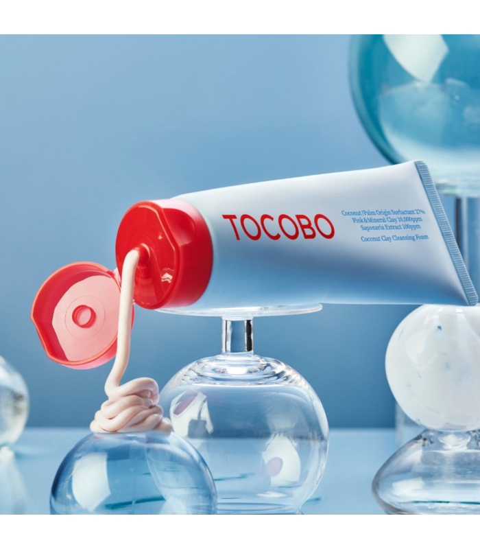 TOCOBO Coconut Clay Cleansing Foam – Detergente Viso Purificante | MewiSkin
