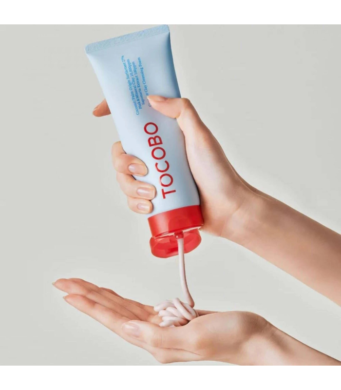 TOCOBO Coconut Clay Cleansing Foam – Detergente Viso Purificante | MewiSkin