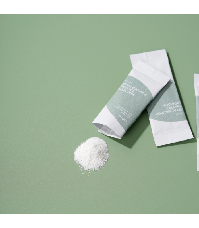 Isntree - Mugwort Calming Powder Wash - Detergente viso in polvere lenitivo all’artemisia