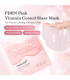 Medicube – PDRN Pink Vita Coating Mask – Maschera viso illuminante e rigenerante