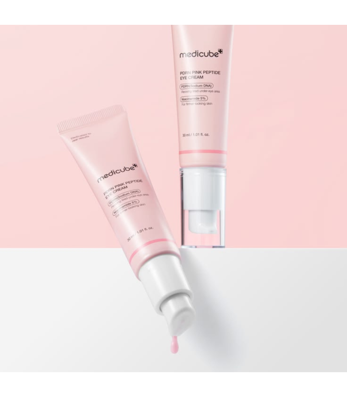 medicube - PDRN Pink Peptide Eye Cream – Crema contorno occhi anti-age e illuminante