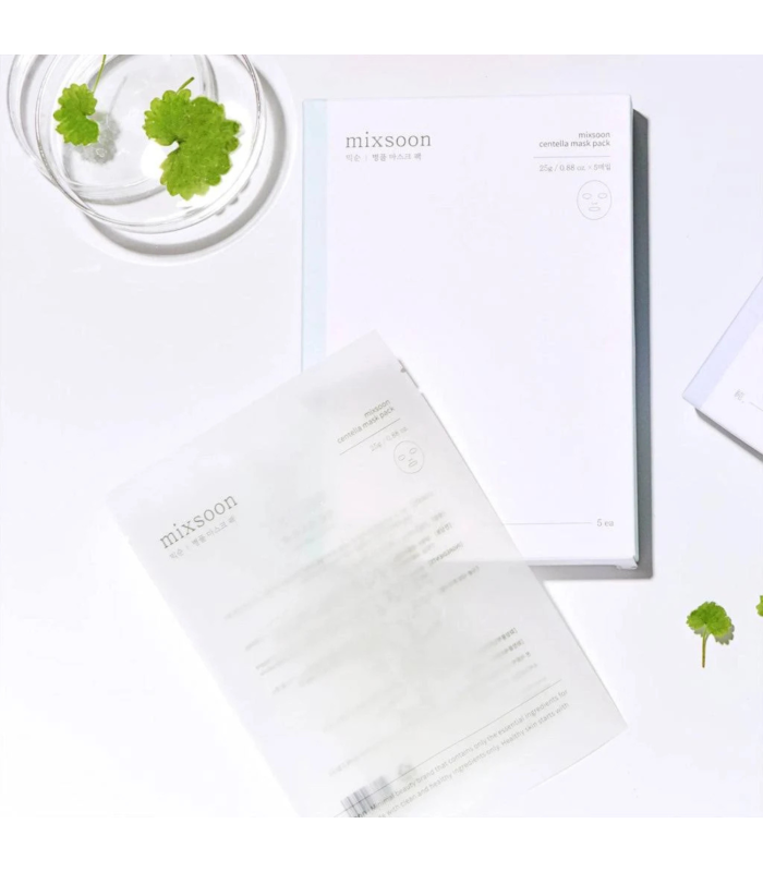 Mixsoon – Centella Mask – Maschera viso lenitiva e idratante