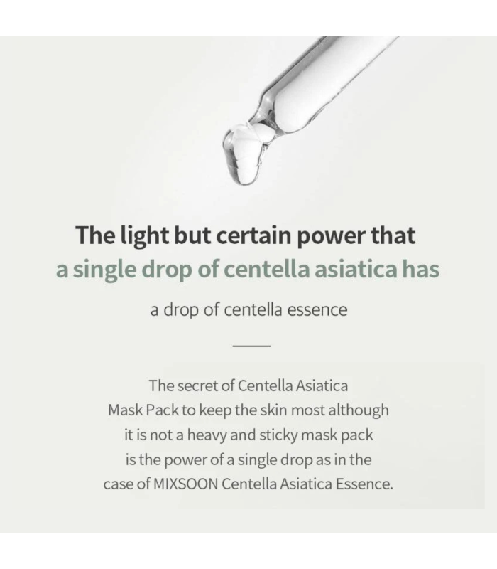 Mixsoon – Centella Mask – Maschera viso lenitiva e idratante