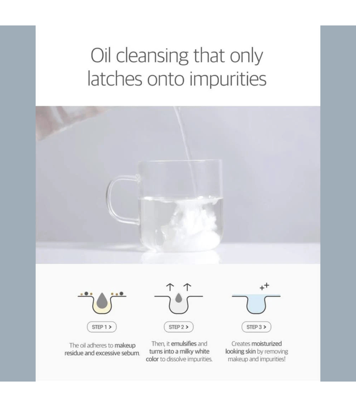 Round Lab – 1025 Dokdo Cleansing Oil – Olio detergente viso struccante delicato