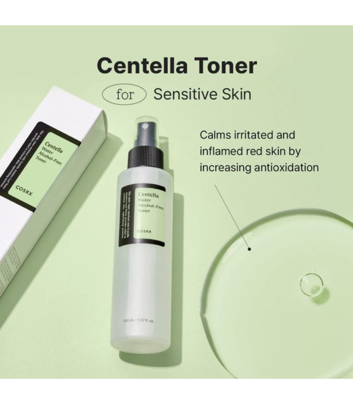 COSRX - Centella Water Alcohol Free Toner - Tonico Viso