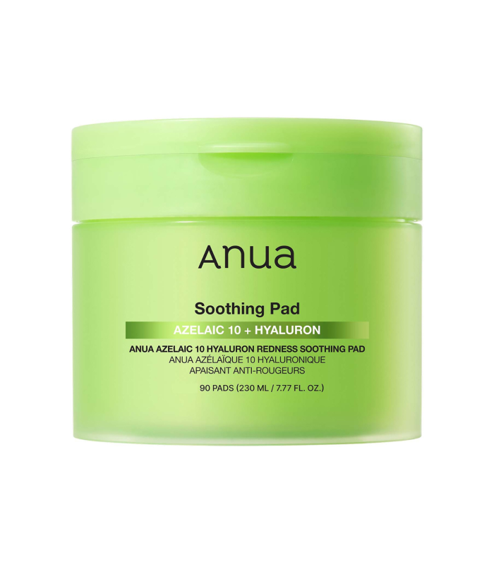 Anua – Azelaic Acid 10 Hyaluron Redness Soothing Pad – Dischetti viso lenitivi anti-rossori