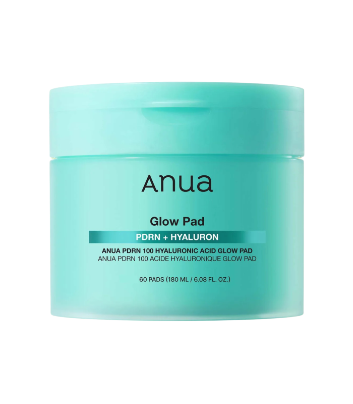 Anua – PDRN 100 Hyaluronic Acid Glow Pad – Dischetti viso illuminanti e idratanti